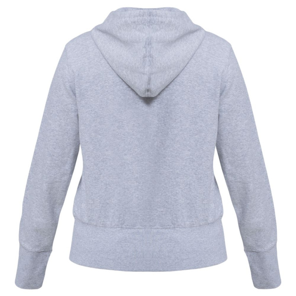 Толстовка женская Hooded Full Zip серый меланж, XS–2XL
