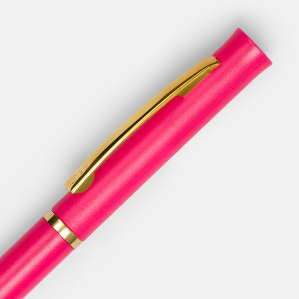 Ручка шариковая Euro Gold, розовая, 13,3х0,8 см