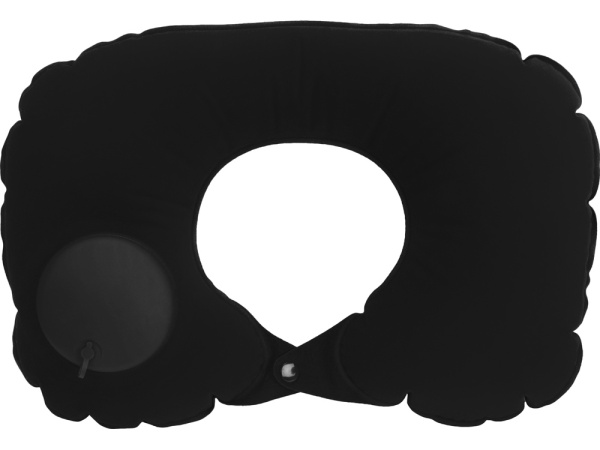 Подушка для путешествия с помпой «Push», Цвет черный