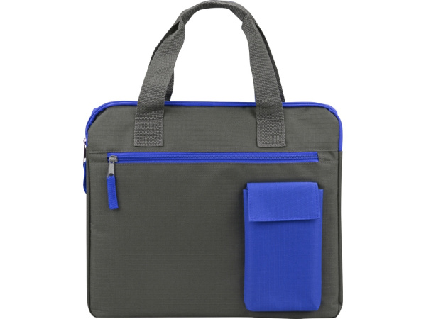 Конференц сумка для документов «Session», Цвет серый/синий