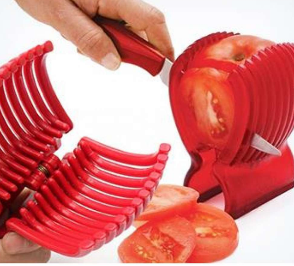 Ломтерезка-держатель овощей и фруктов (помидор, огурцов и др) Tomato Slicer