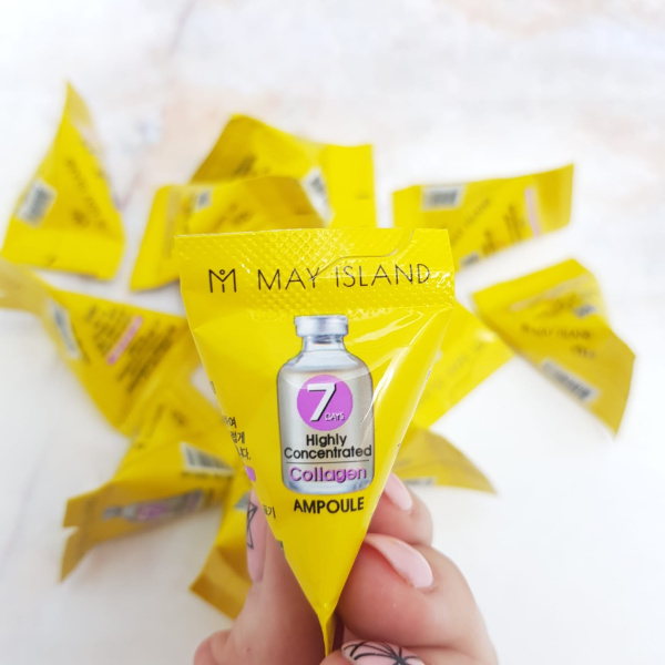 Сыворотка для лица 7 Days Highly Ampoule, 3g  Original Korea С коллагеном Collagen Ampoule