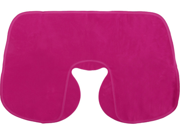 Набор для путешествий «Глэм», Цвет маска - лиловый, подушка, чехол - фуксия, беруши - оранжевый