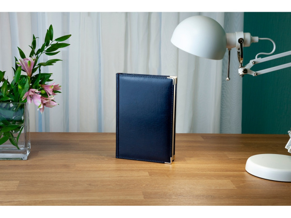 Ежедневник А5 полудатированный «Imperium», Размер A5, Цвет синий