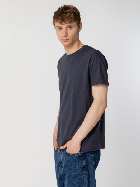 Футболка унисекс Regent 150, темно-серая (графит), XS–5XL