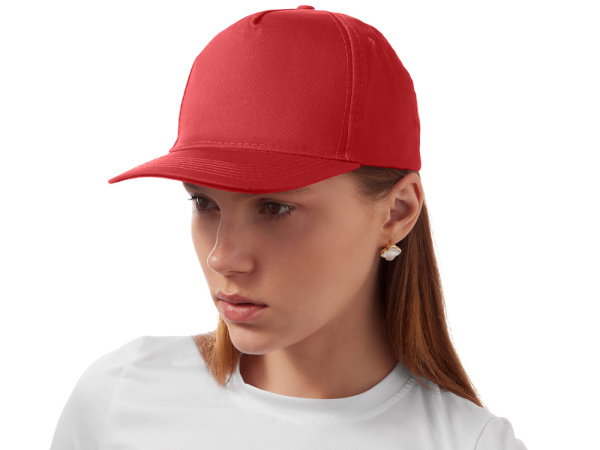 Бейсболка «Mix», Размер 56, Цвет красный