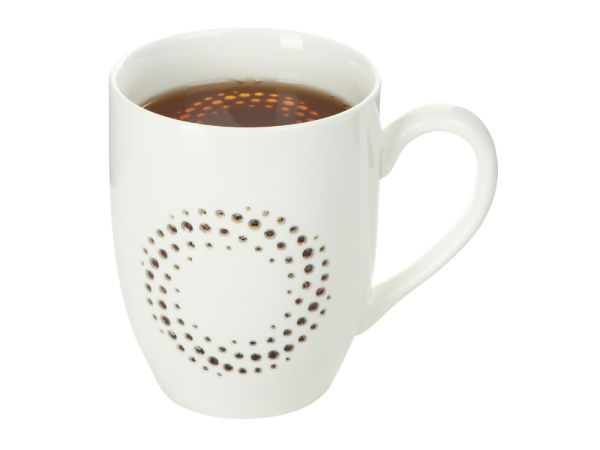 Кружка с прозрачной глазурью «Lucent», Цвет белый