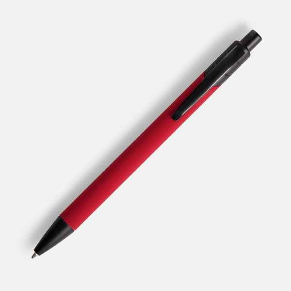 Ручка шариковая Undertone Black Soft Touch, красная, 14,5х1 см
