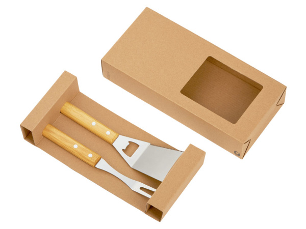 Набор аксессуаров для барбекю «Grill Master», Цвет натуральный/серебристый