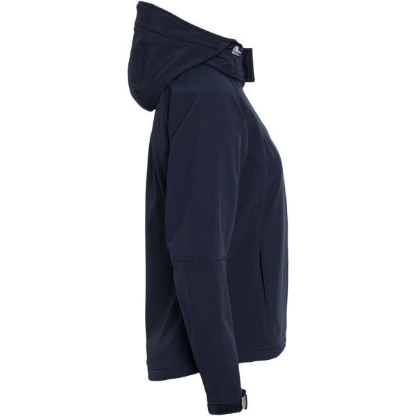 Куртка женская Hooded Softshell темно-синяя, XS – 2XL
