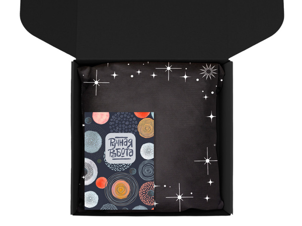 Подарочный набор «Re:y. Together»  с френчпрессом, кружками и дженгой, Цвет черный