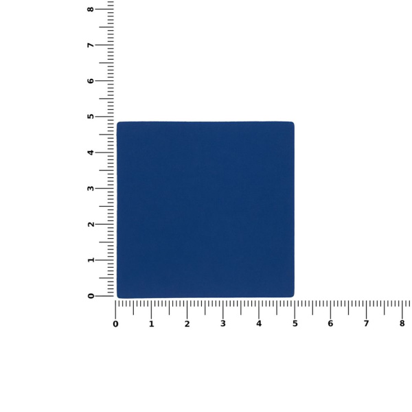 Лейбл Listra Soft Touch, L, синий, 5х5 см