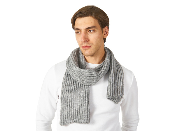 Шарф «Nordend», Цвет серый меланж