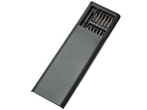 Набор отверток 24-в-1 «Everybit lite», Цвет серый