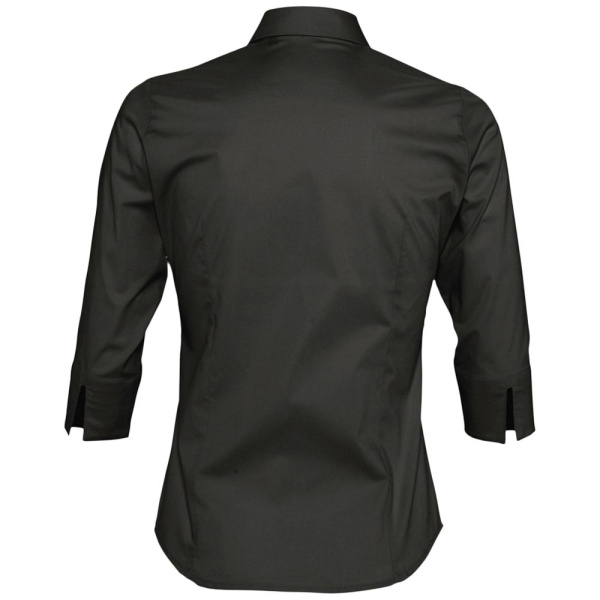 Рубашка женская с рукавом 3/4 Effect 140, черная, XS–XXL