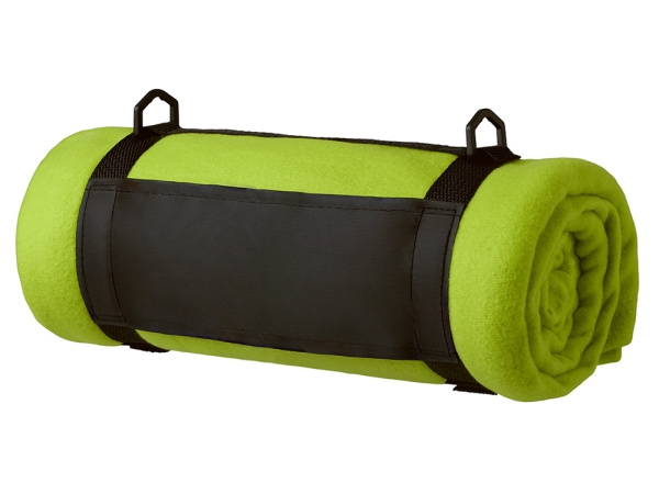 Плед «Нежность» с ремешком на плечо, Цвет зеленое яблоко