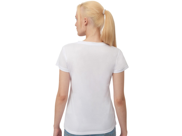 Футболка спортивная «Verona» женская, Размер XS, Цвет белый