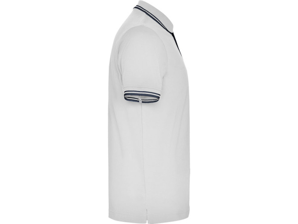 Рубашка поло «Montreal» мужская, Размер 2XL, Цвет белый/синий нэйви