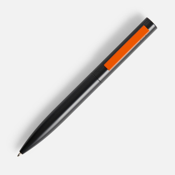 Ручка шариковая Inkolor, черная с оранжевым, 13,7х1,1 см