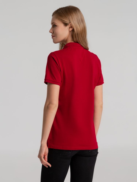 Рубашка поло женская Sunset, красная, S–XXL