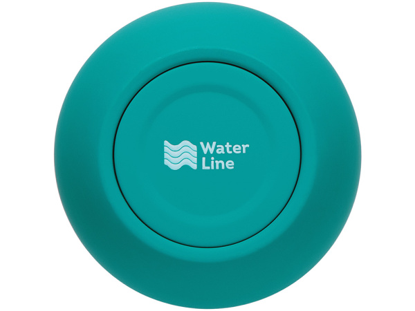 Вакуумная термокружка «Sense Gum», непротекаемая крышка, soft-touch, Цвет бирюзовый