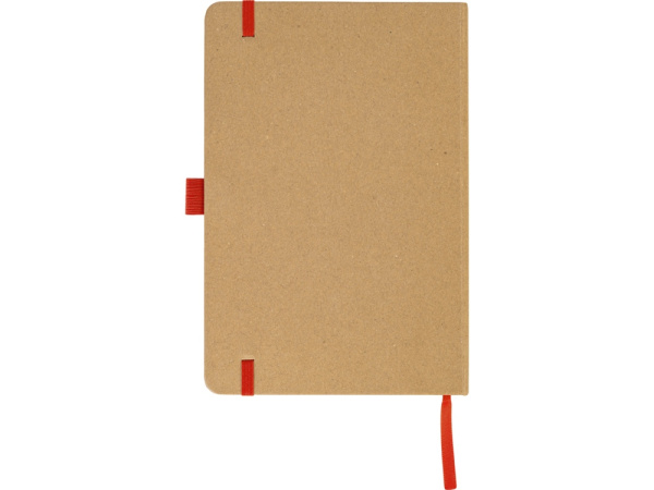 Блокнот A5 в твердой обложке «Sevilia Color», Цвет натуральный, красный