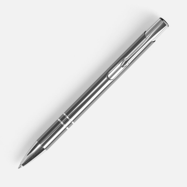 Ручка шариковая Keskus, серая, 13,7х0,8 см
