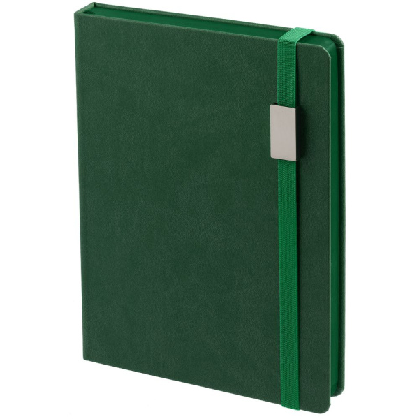 Ежедневник New Factor Metal, зеленый, 15х20,8х2 см