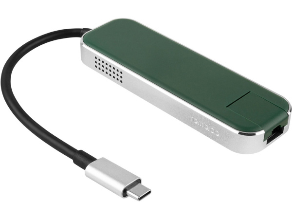 Хаб USB Type-C 3.0 «Chronos», Цвет зеленый