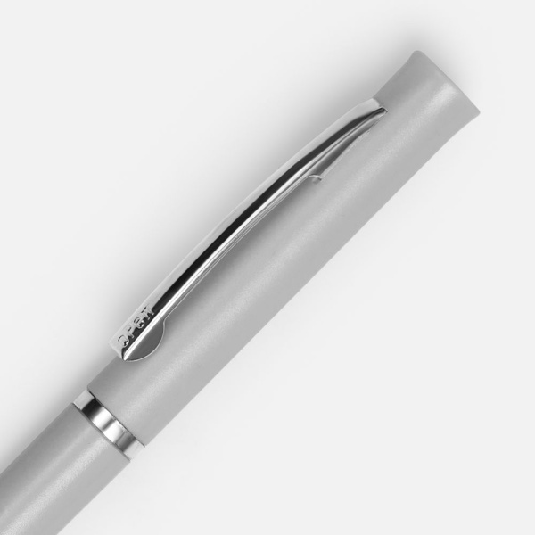 Ручка шариковая Euro Chrome, серая, 13,3х0,8 см