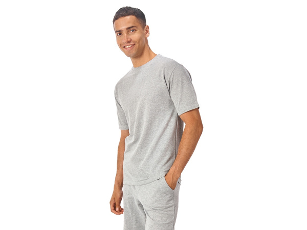 Футболка из френч терри «Warsaw», унисекс, Размер 3XL, Цвет серый меланж