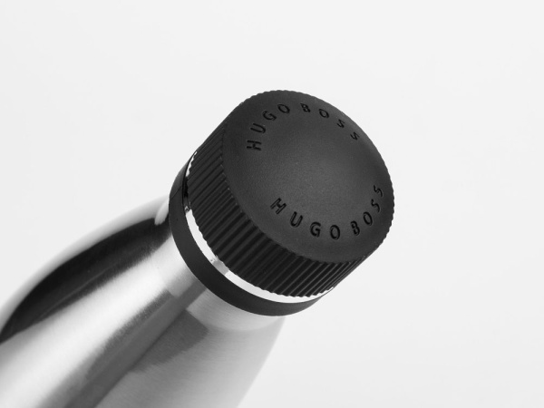 Термобутылка с вакуумной изоляцией «Gear Matrix», Цвет серебристый