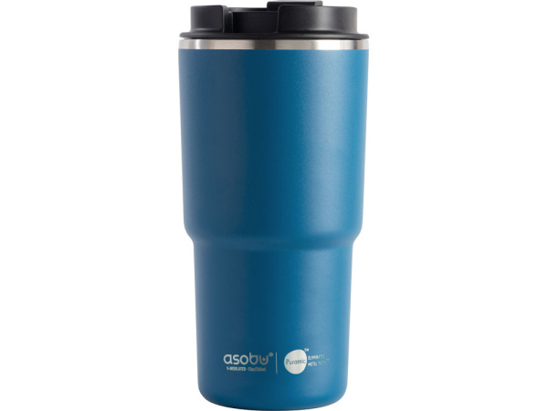 Вакуумная термокружка с керамическим покрытием «Pick-Up», 650 мл, Цвет синий