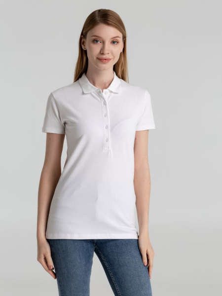 Рубашка поло женская Phoenix Women, белая, S–XXL