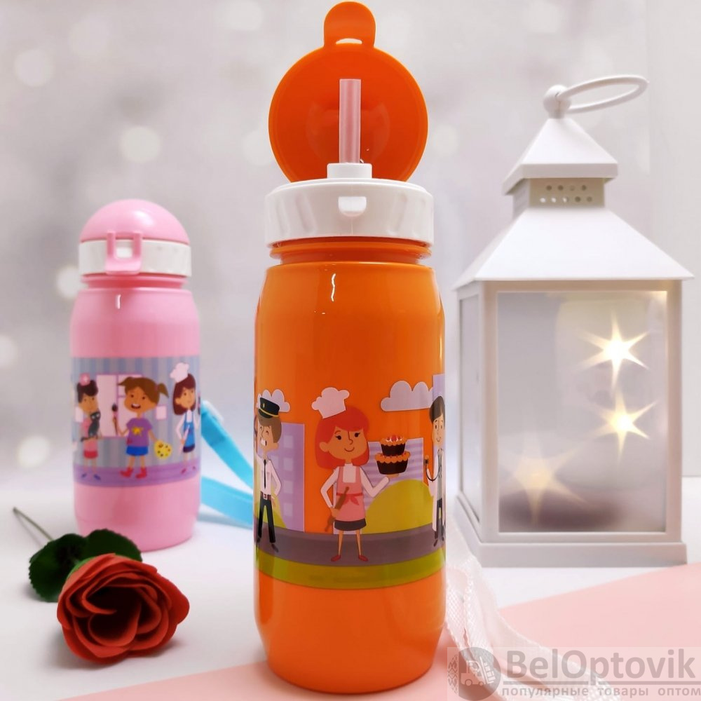 Минск бутылка. Термокружка с трубочкой WOWBOTTLES.