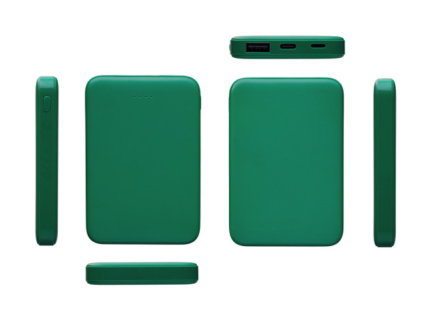Внешний аккумулятор «Simp», 5000 мАч, Цвет зеленый