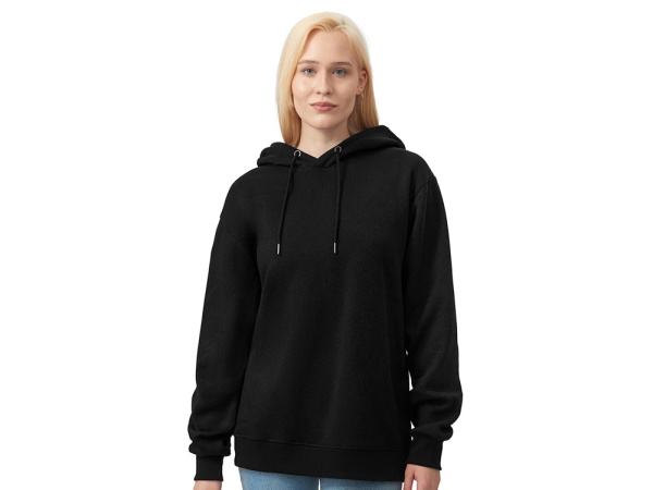 Толстовка с капюшоном оверсайз «Lisbon» унисекс, Размер XL, Цвет черный