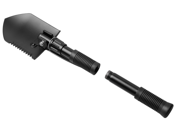 Складная лопата c чехлом «Spade», Цвет черный