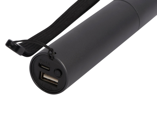 Фонарь с регулируемым фокусом «Nomad», 2200 mAh, металл, Цвет темно-стальной