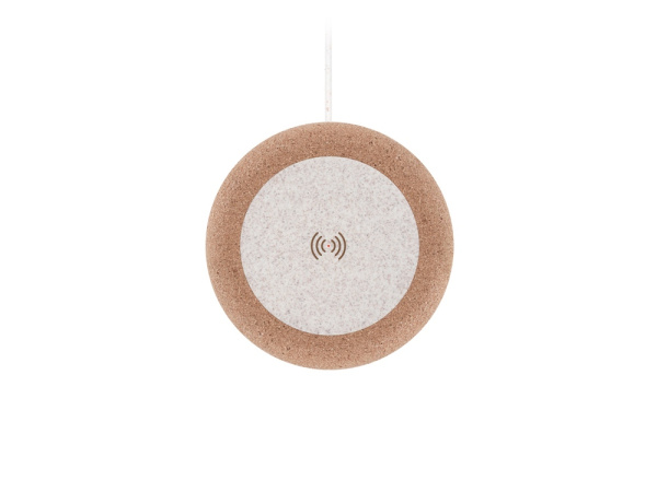 Беспроводное зарядное устройство «NEO Eco», Цвет коричневый