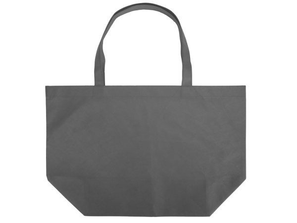 Сумка Reviver с донной складкой из нетканого переработанного материала RPET, Цвет серый