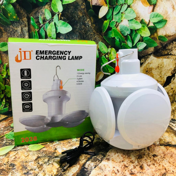 Фонарь-лампа для кемпинга Emergency Charging Lamp  (режим работы шар и люстра, 5 режимов подсветки)