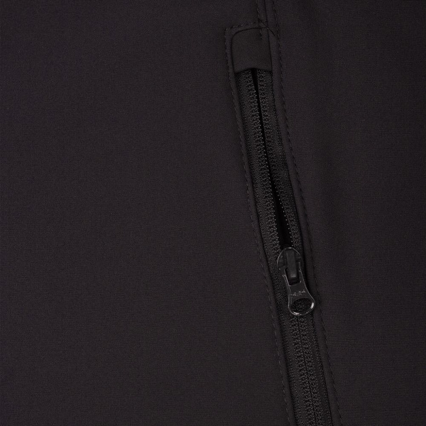 Куртка мужская Hooded Softshell черная, S–2XL