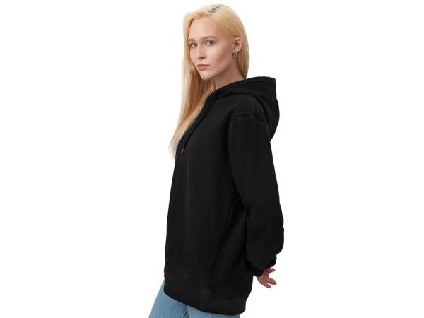 Толстовка с капюшоном оверсайз «Lisbon» унисекс, Размер XL, Цвет черный