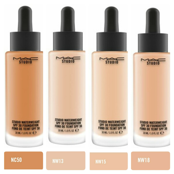 Тональный крем Mac Studio Waterweight spf 30 Foundation с пипеткой