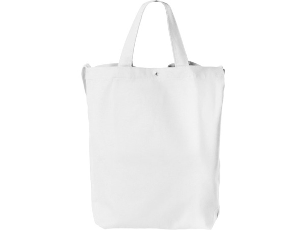 Сумка «Helfer» на кнопке с регулирующейся лямкой, Цвет белый