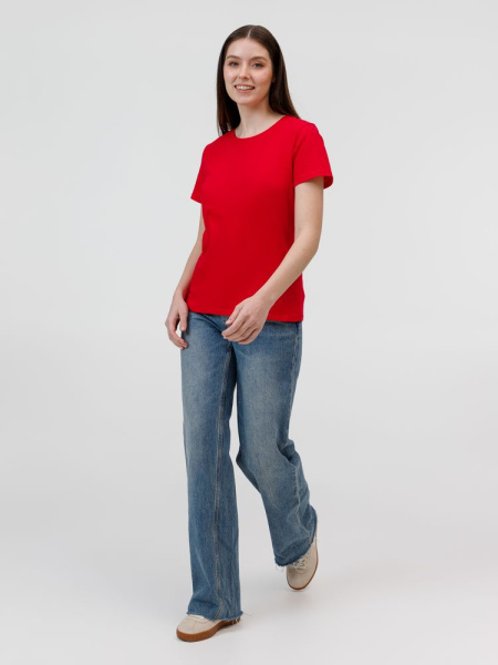 Футболка женская E150, оранжевая, XS–XXL
