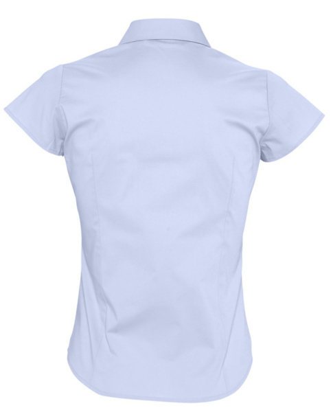 Рубашка женская с коротким рукавом Excess, голубая, XS–XXL