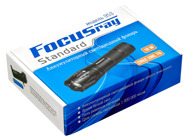 FOCUSray 953 аккумуляторный 10W CREE 1/25/50, шт