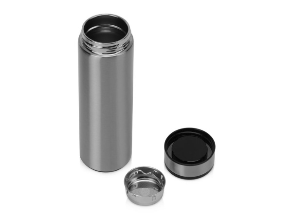 Термос «Confident Metallic», Цвет серебристый